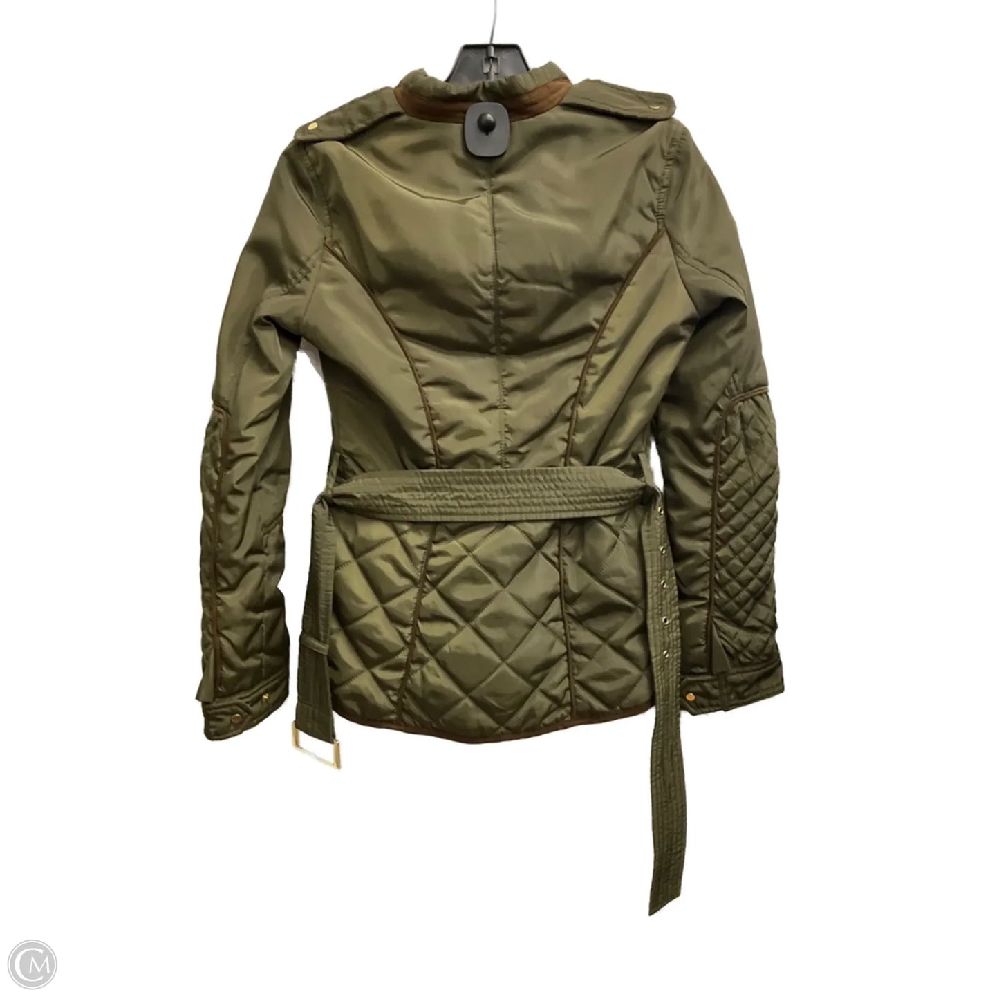 Jacket Puffer & Quilted By Zara Basic In Green, Size: Xs