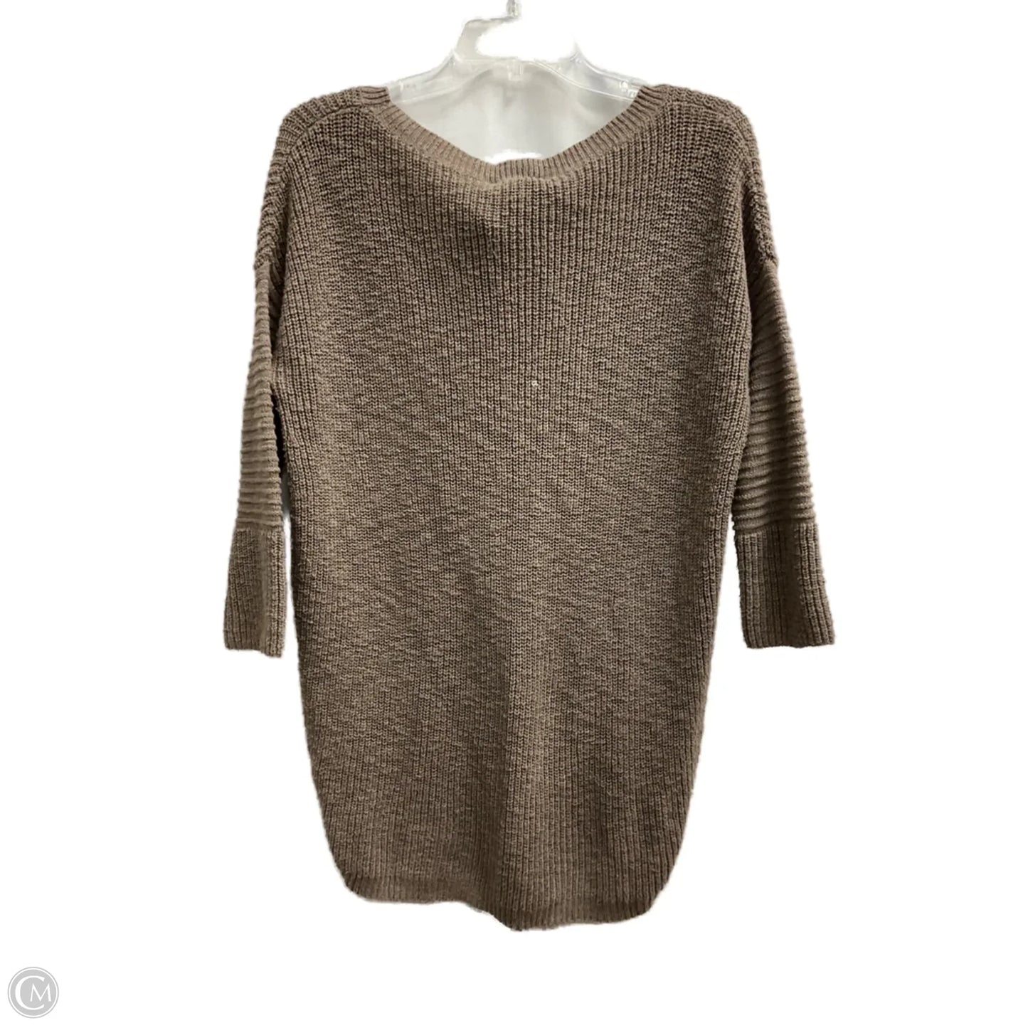 Top Long Sleeve By Express In Brown, Size: S