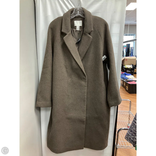 Coat Peacoat By H&m In Brown, Size: M