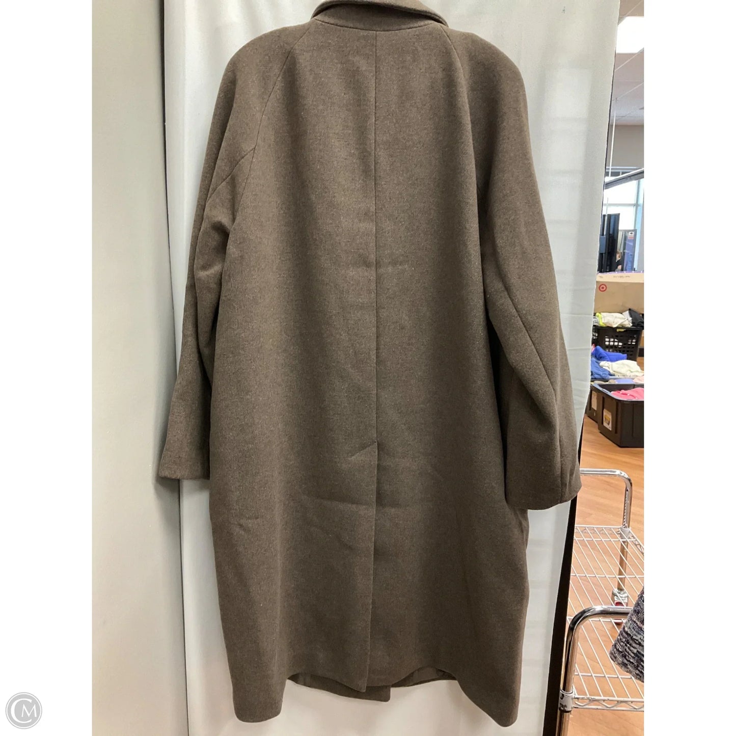 Coat Peacoat By H&m In Brown, Size: M
