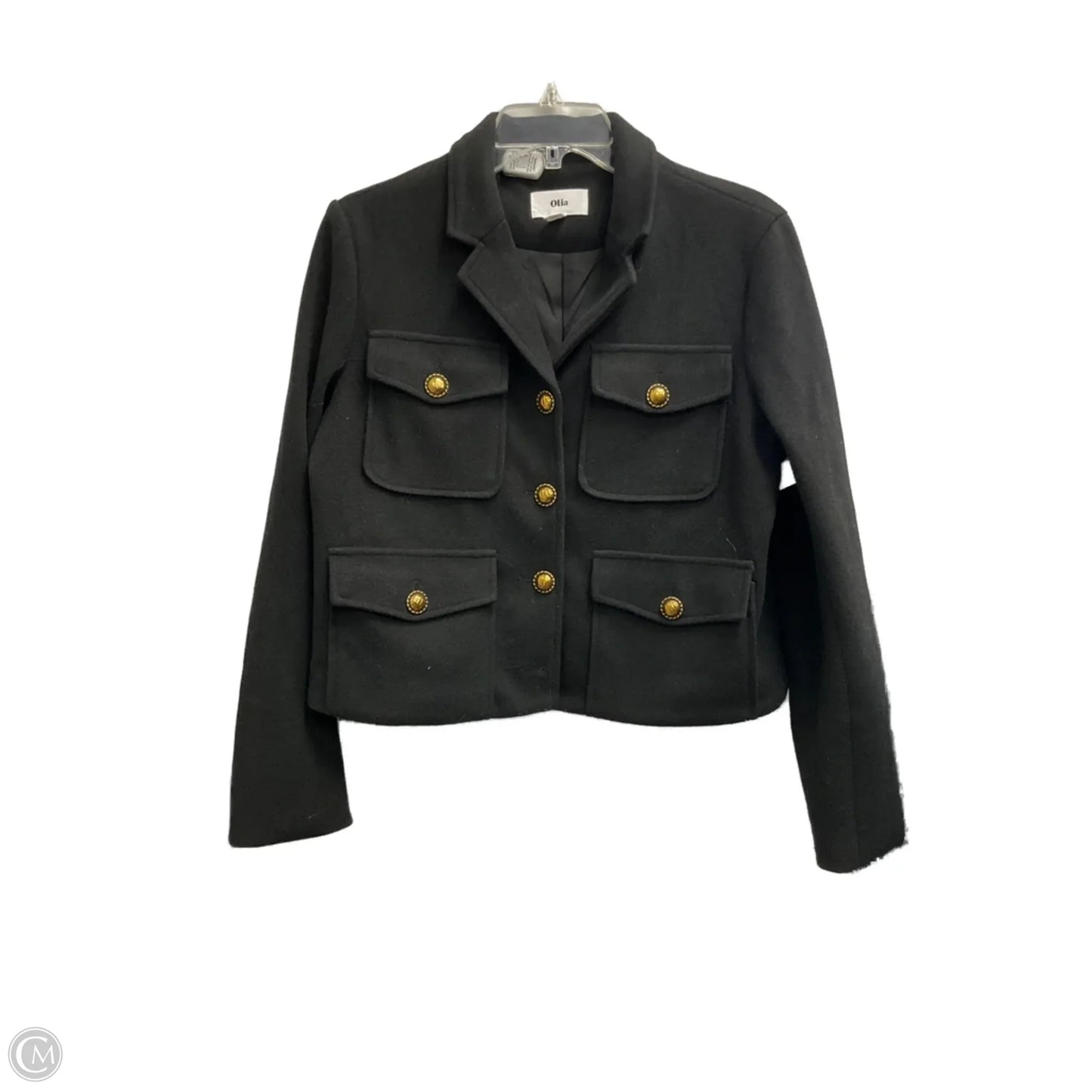 Coat Peacoat By Cmc In Black, Size: M