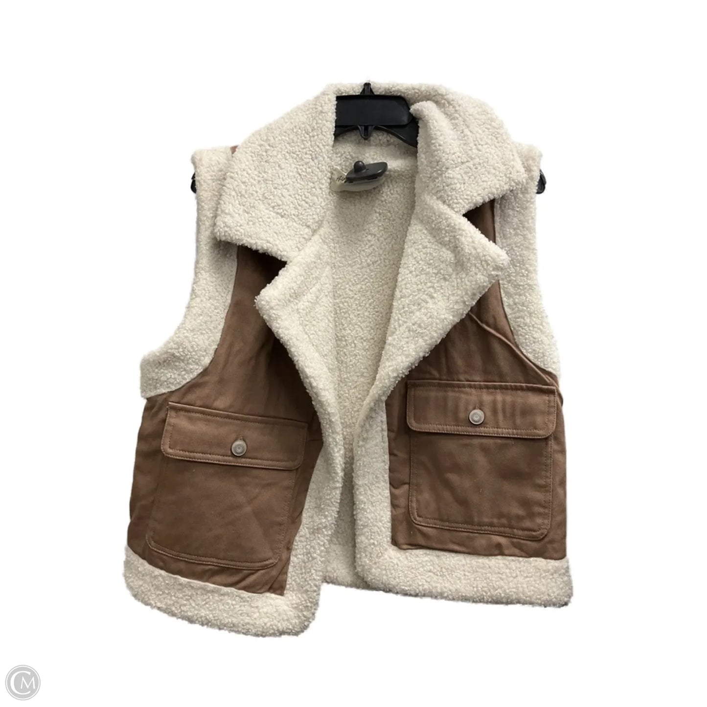 Top Sleeveless By Active Usa In Beige, Size: M