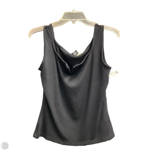 Top Sleeveless By Tahari In Black, Size: L