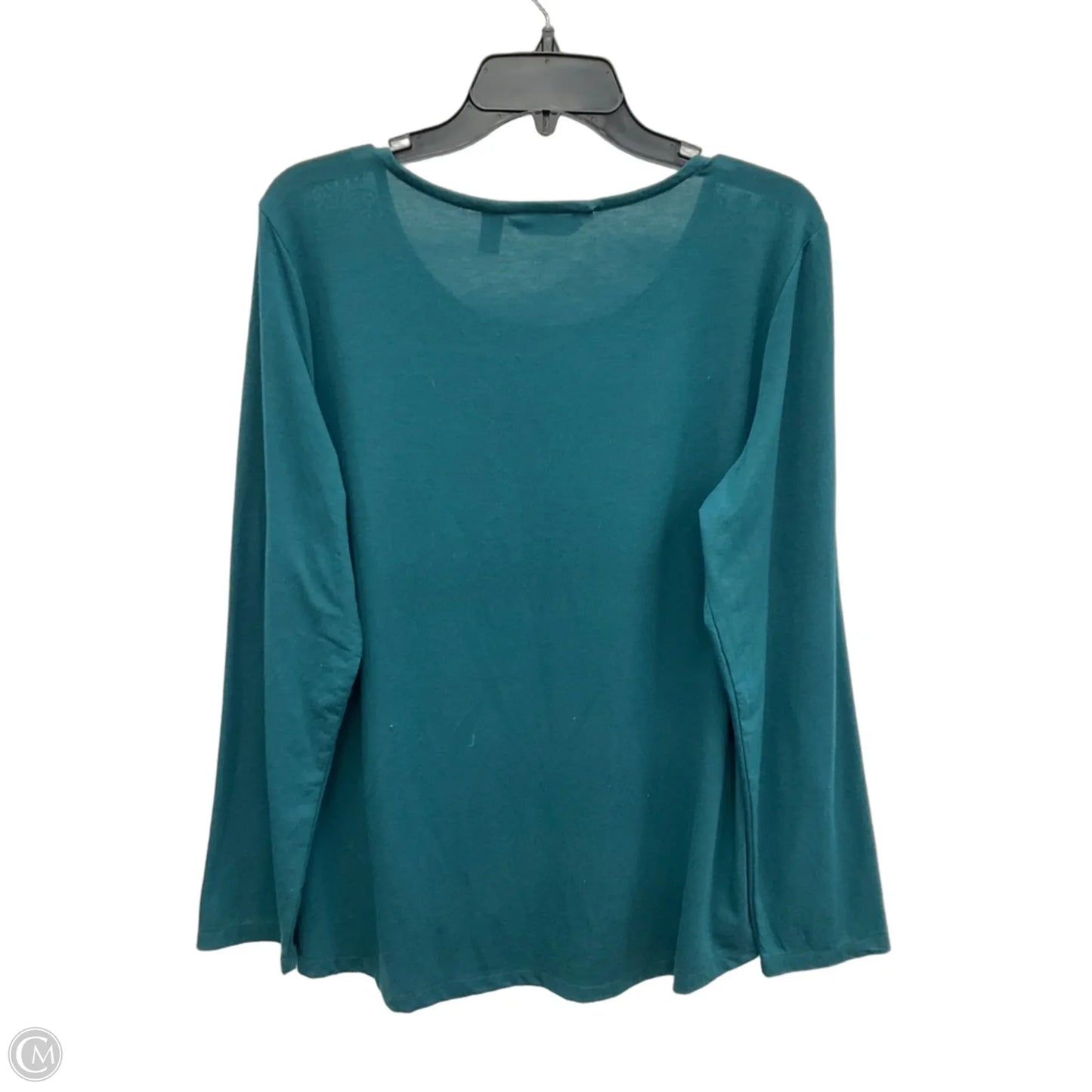 Top Long Sleeve By Indigo In Green, Size: L