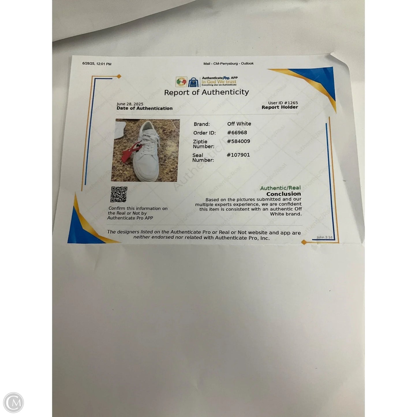 Shoes Luxury Designer By Off-white In White, Size: 10