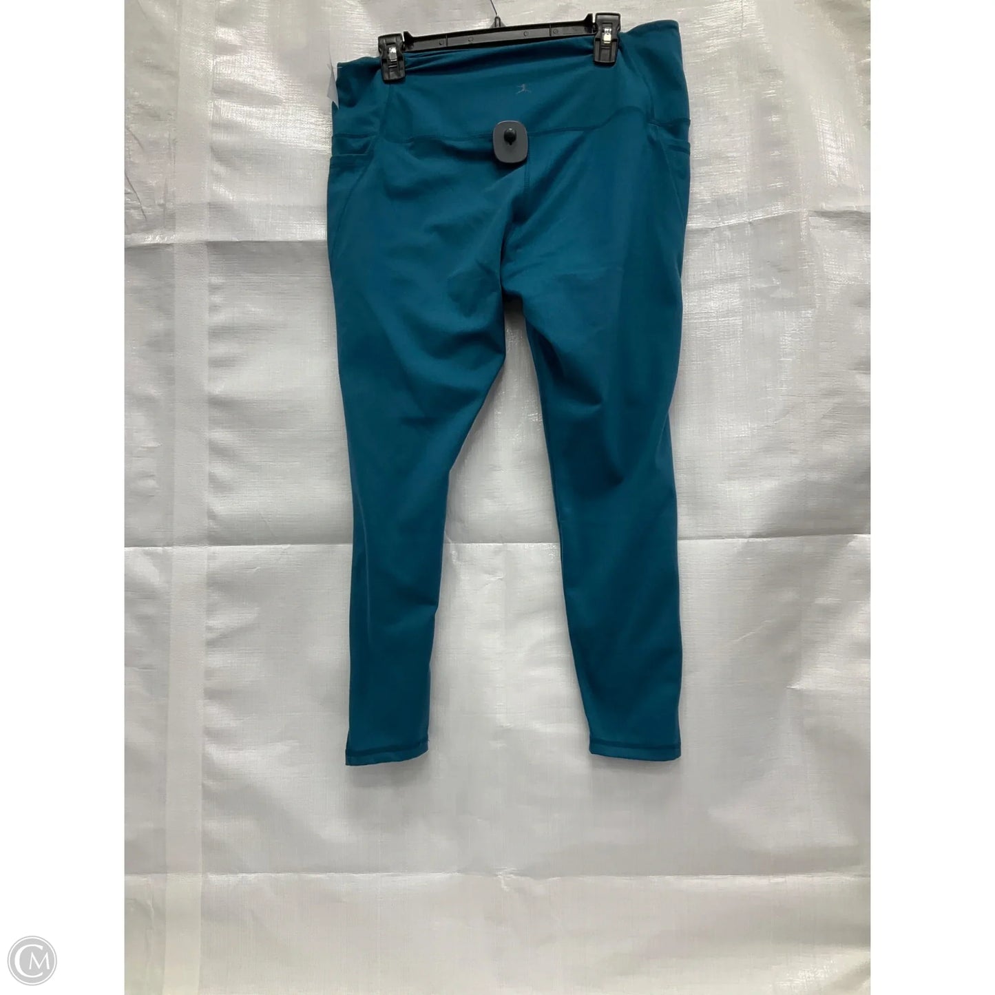 Athletic Leggings By Danskin In Blue, Size: Xl