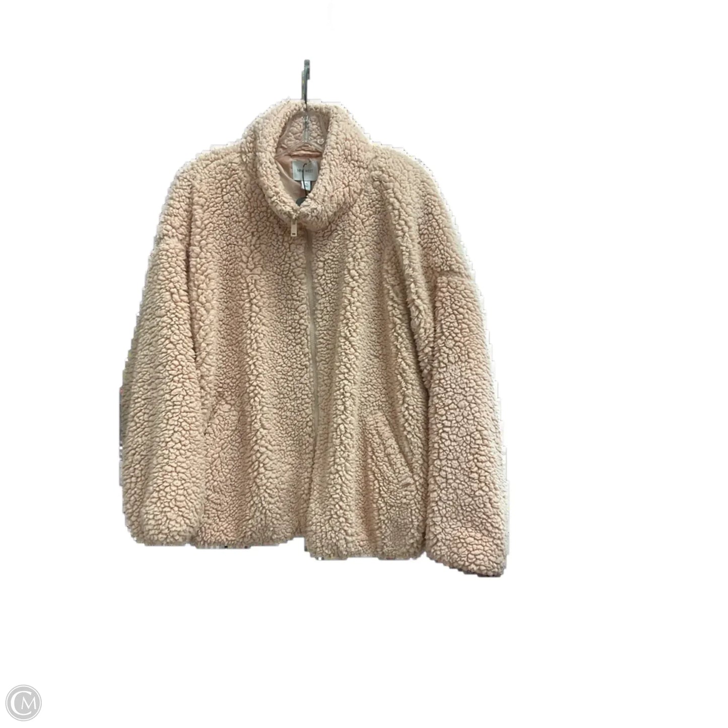Jacket Fleece By Nine West In Pink, Size: Xxl