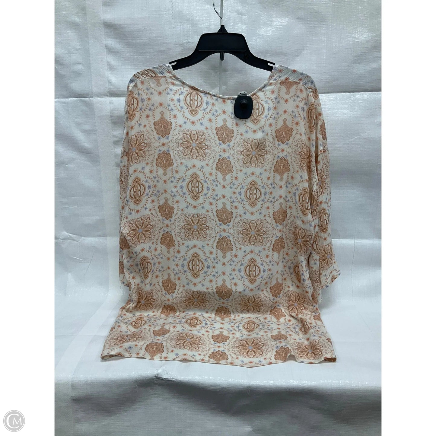 Cardigan By Pink Rose In Orange, Size: L