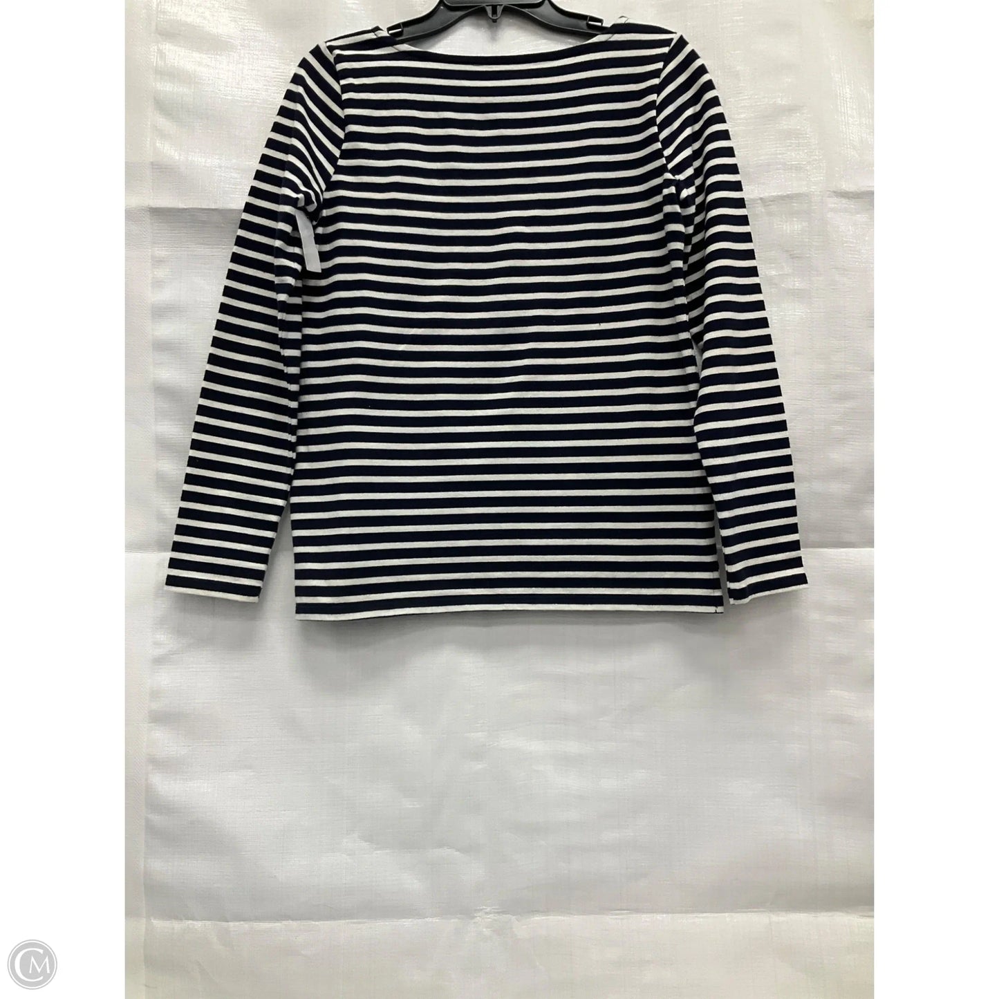 Top Long Sleeve By Talbots In Striped Pattern, Size: Xs