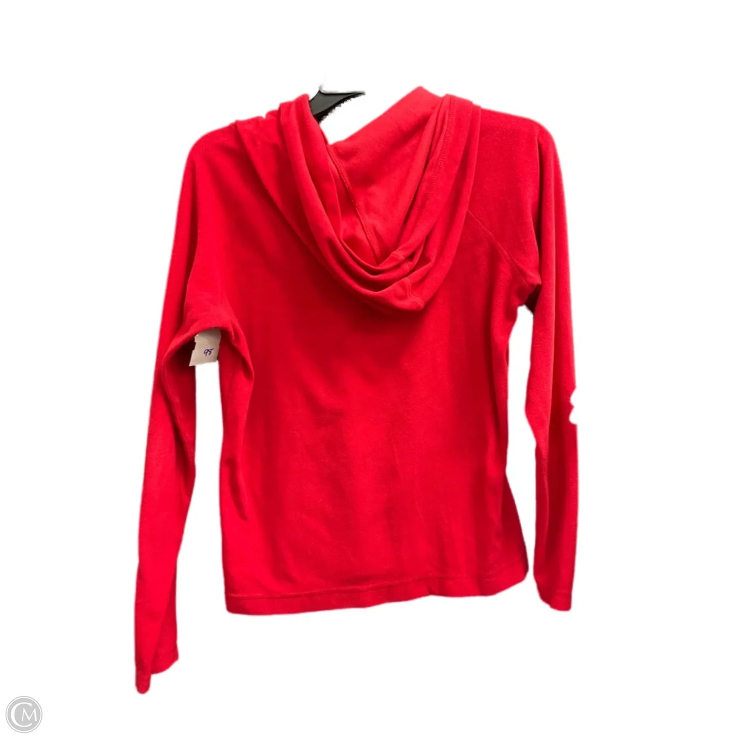 Athletic Sweatshirt Hoodie By Columbia In Red, Size: M