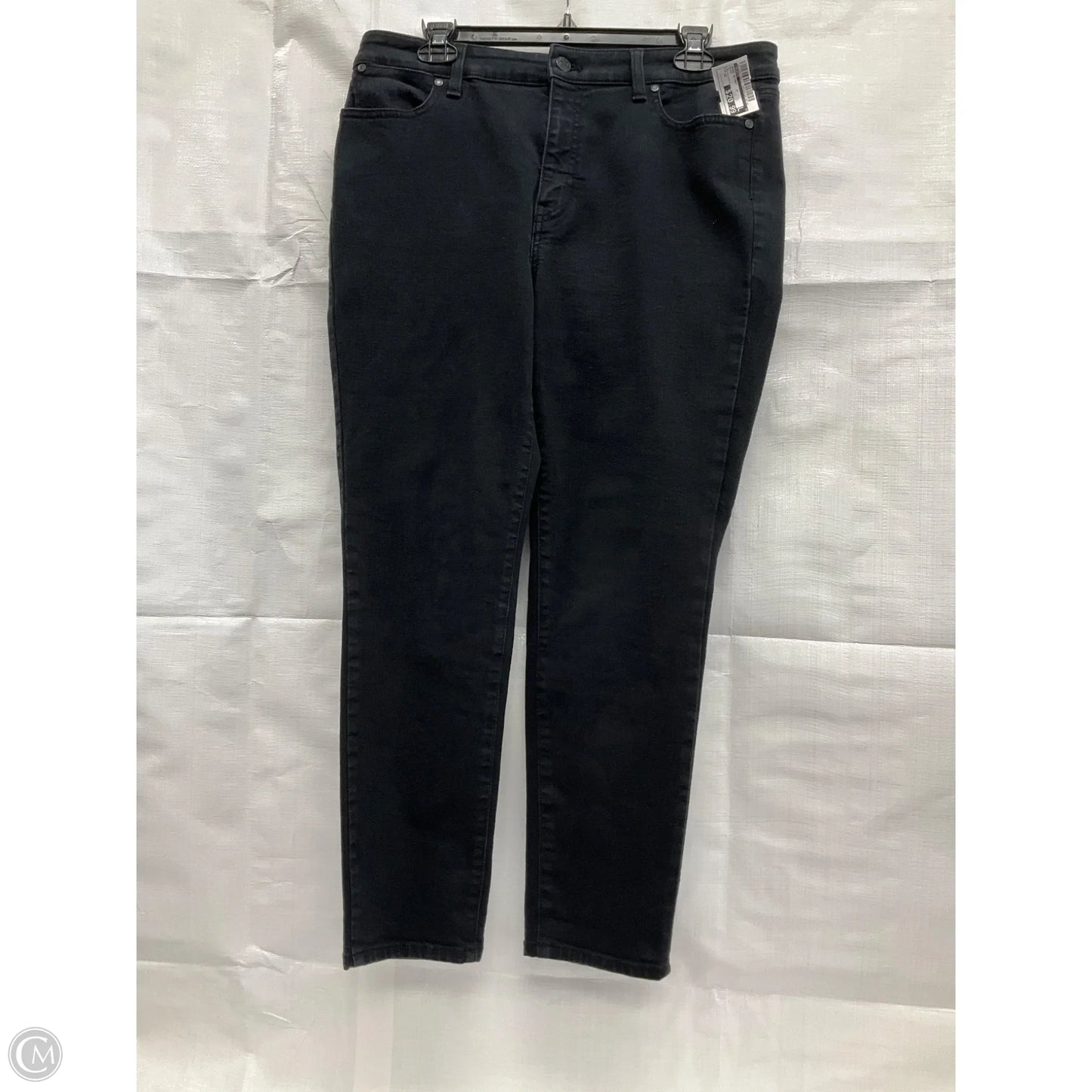 Jeans Skinny By Talbots In Black, Size: 12