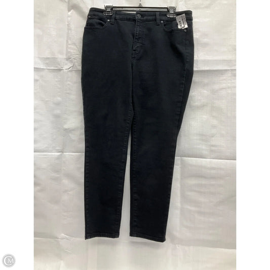 Jeans Skinny By Talbots In Black, Size: 12
