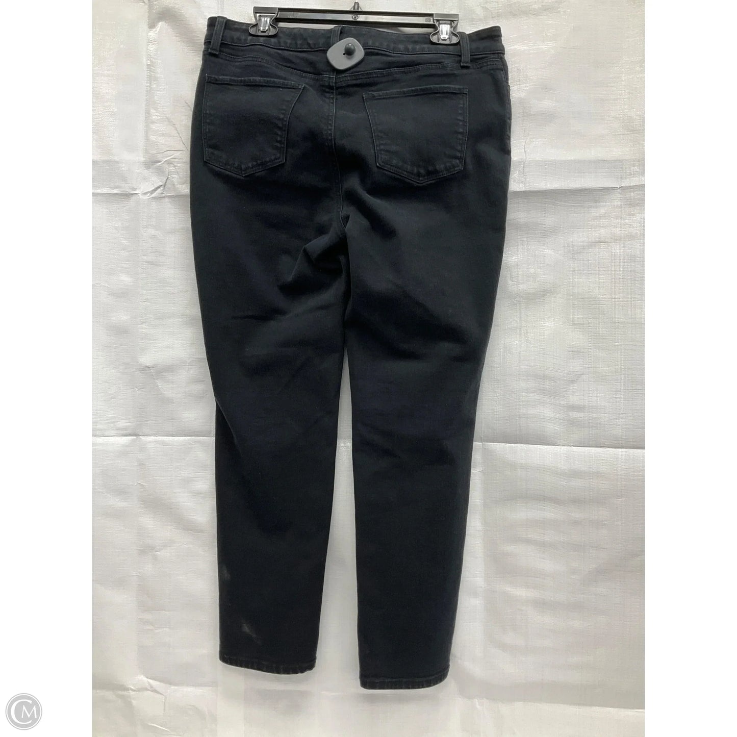 Jeans Skinny By Talbots In Black, Size: 12