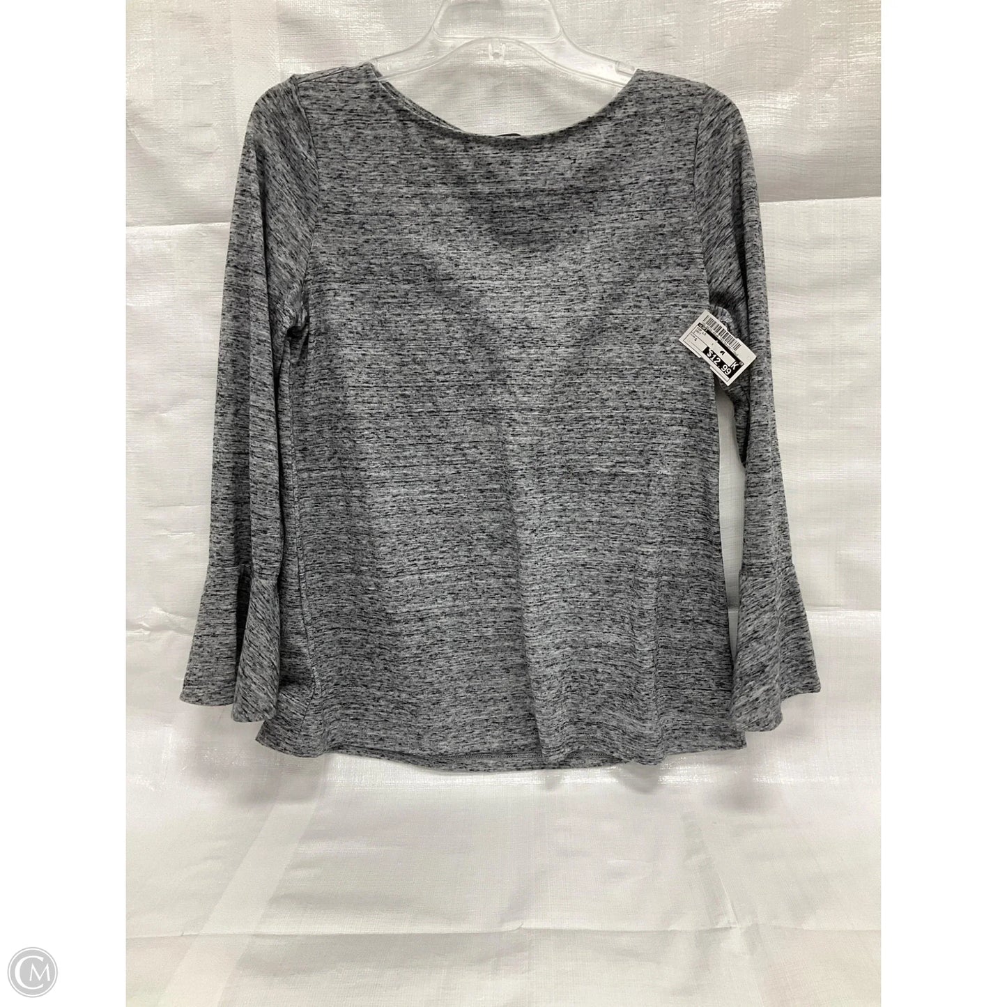 Top Long Sleeve By Loft In Grey, Size: S