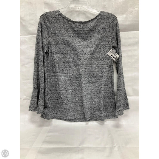 Top Long Sleeve By Loft In Grey, Size: S