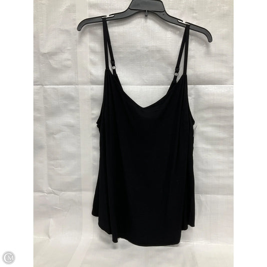 Top Sleeveless By Torrid In Black, Size: 1x