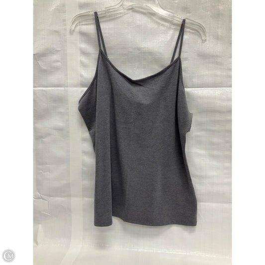 Top Sleeveless By Falls Creek In Grey, Size: Xl