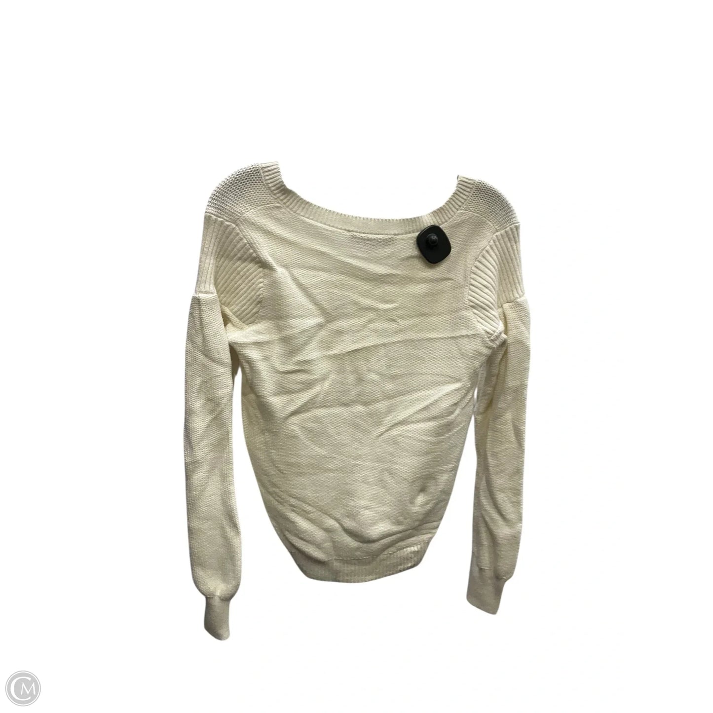 Sweater By Loft In Cream, Size: S