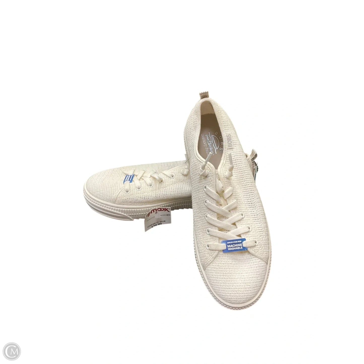 Shoes Sneakers By Bobs In Cream, Size: 9