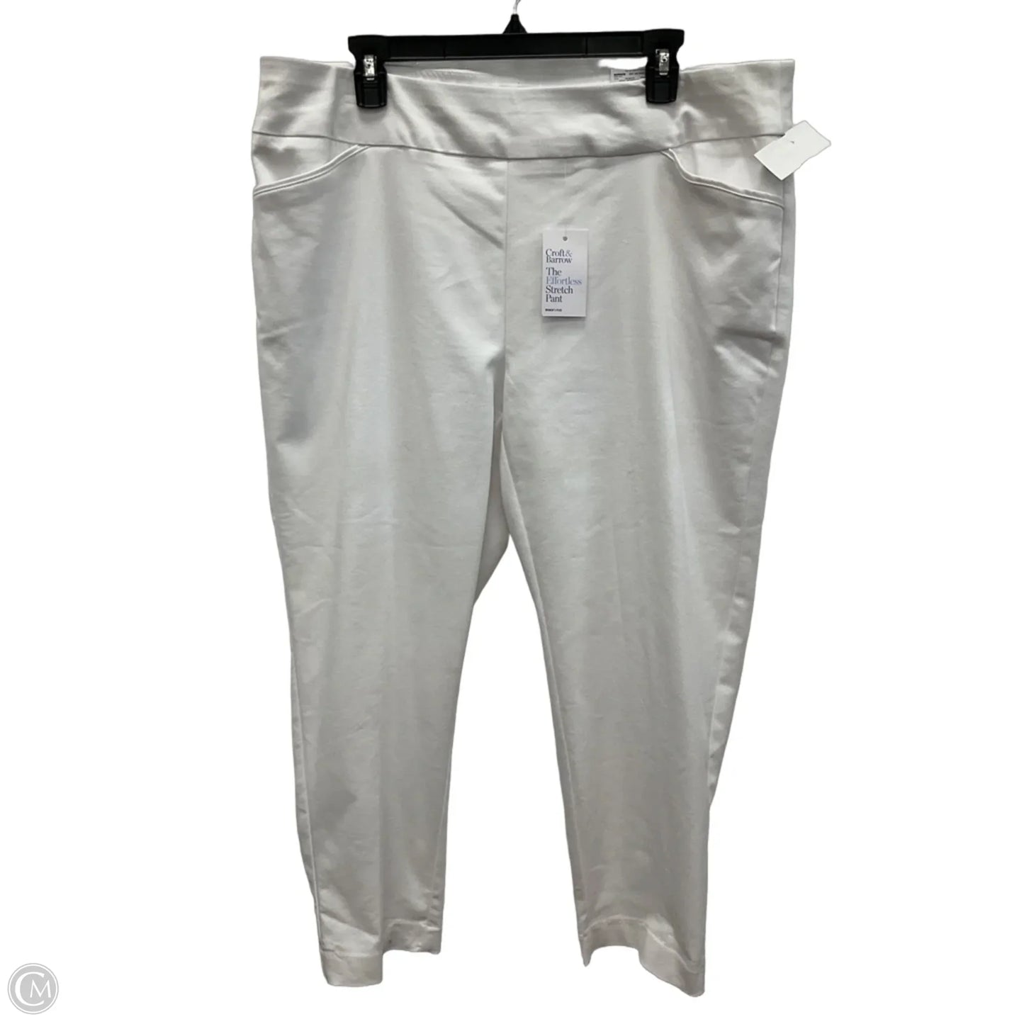 Pants Chinos & Khakis By Croft And Barrow In White, Size: 18