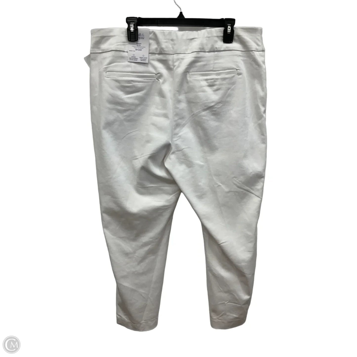 Pants Chinos & Khakis By Croft And Barrow In White, Size: 18