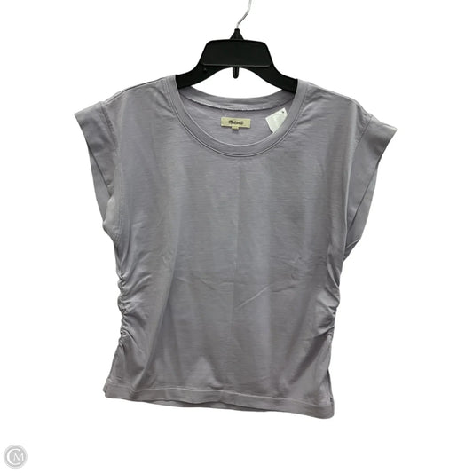 Top Short Sleeve By Madewell In Purple, Size: L