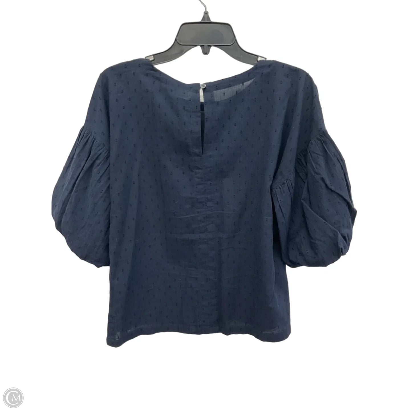 Top 3/4 Sleeve By Loft In Blue, Size: Xs