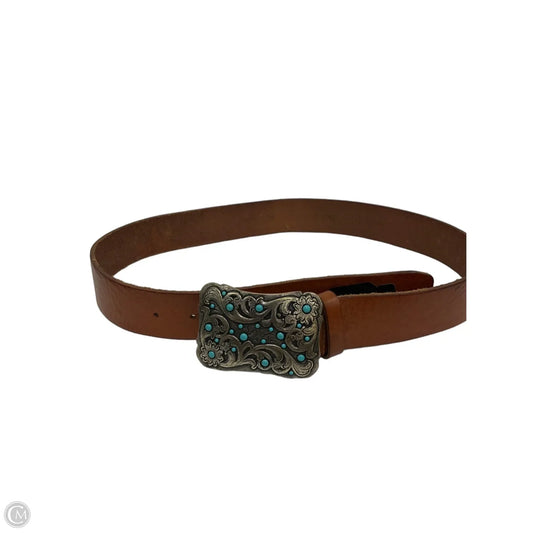 Belt Leather By Fossil, Size: Medium