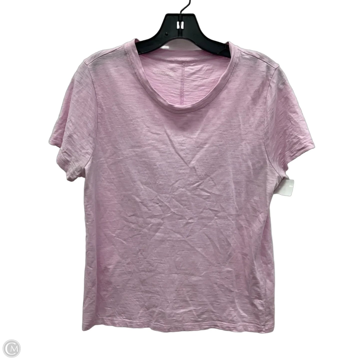 Top Short Sleeve Basic By J. Crew In Pink, Size: L