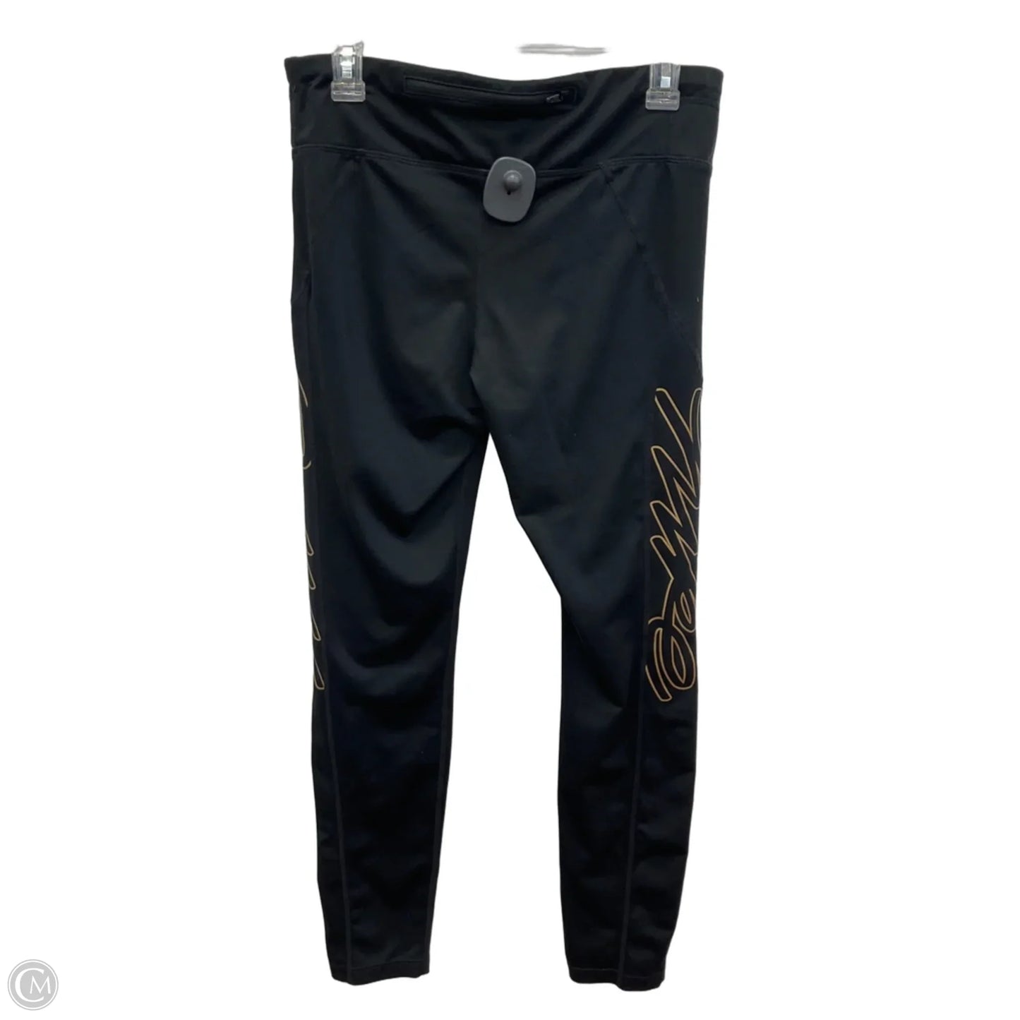 Athletic Leggings By Nike In Black, Size: L
