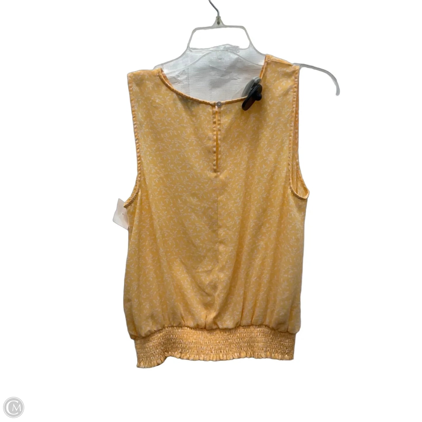 Top Sleeveless By Loft In Orange, Size: M