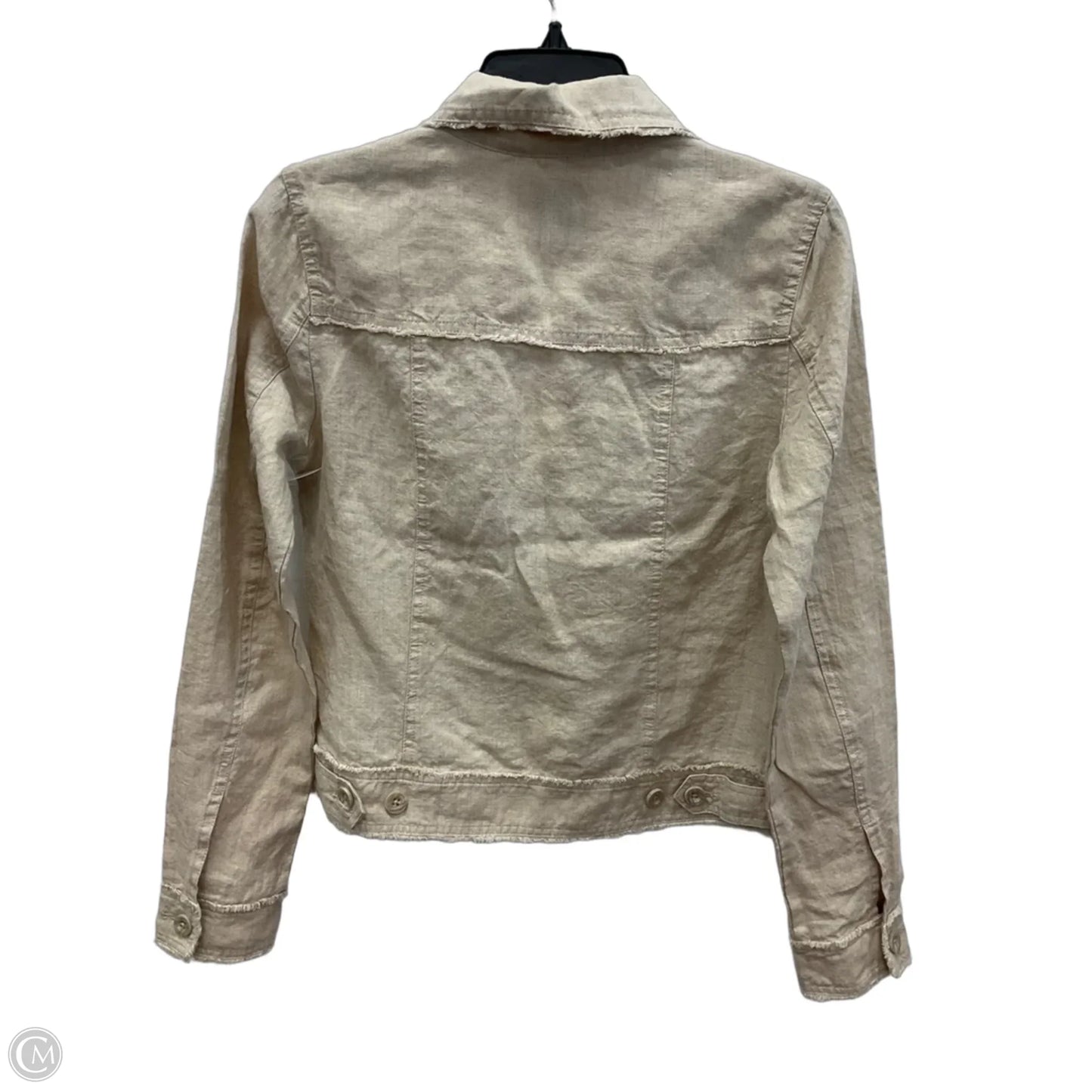 Blouse Long Sleeve By Tommy Bahama In Beige, Size: Xs