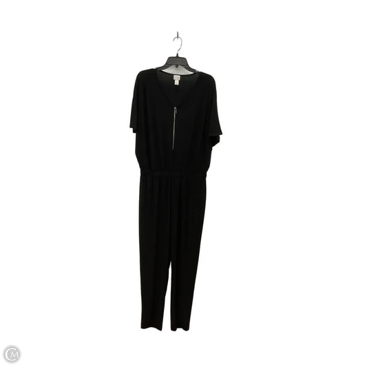 Jumpsuit By Chicos In Black, Size: L