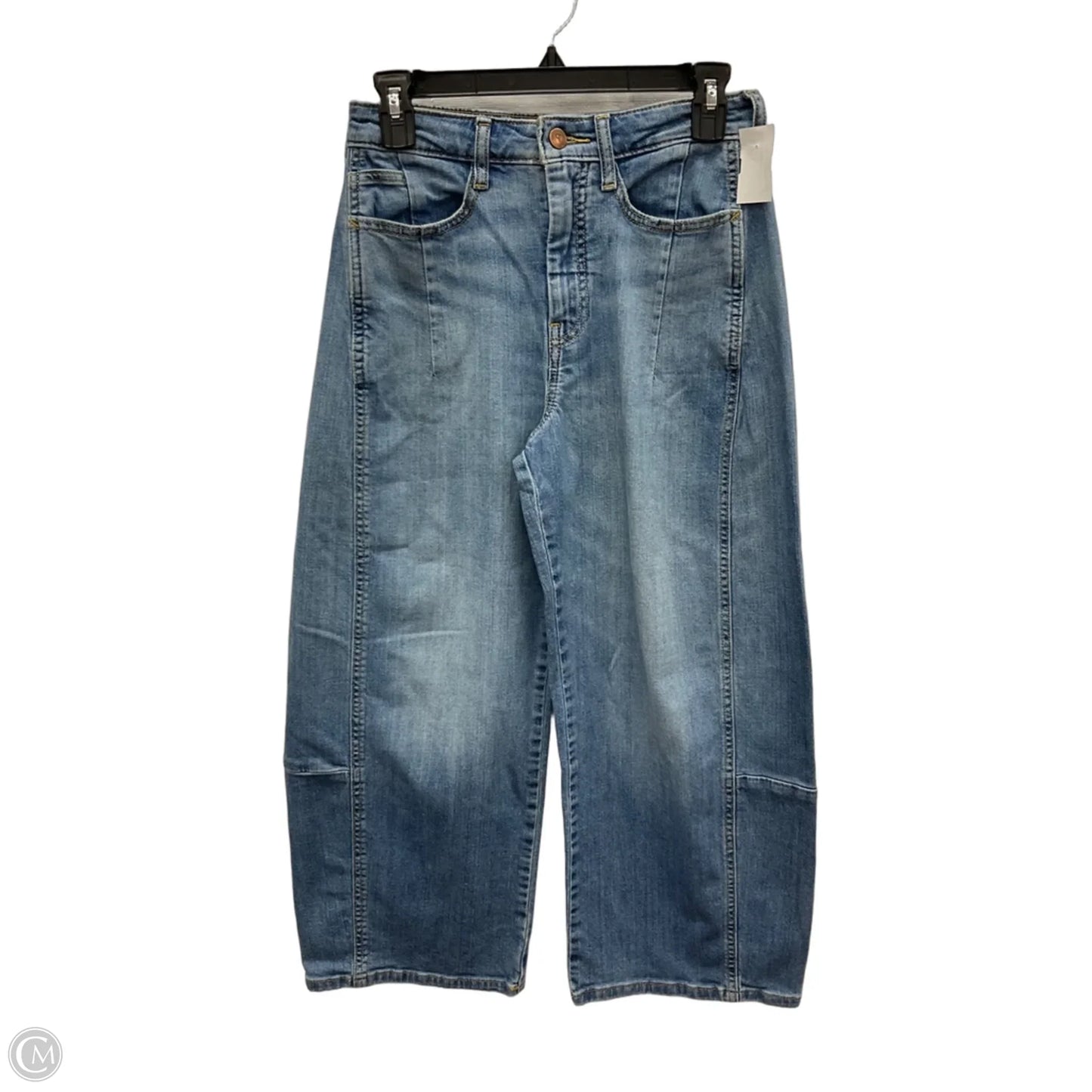 Jeans Cropped By Pilcro In Blue Denim, Size: 2
