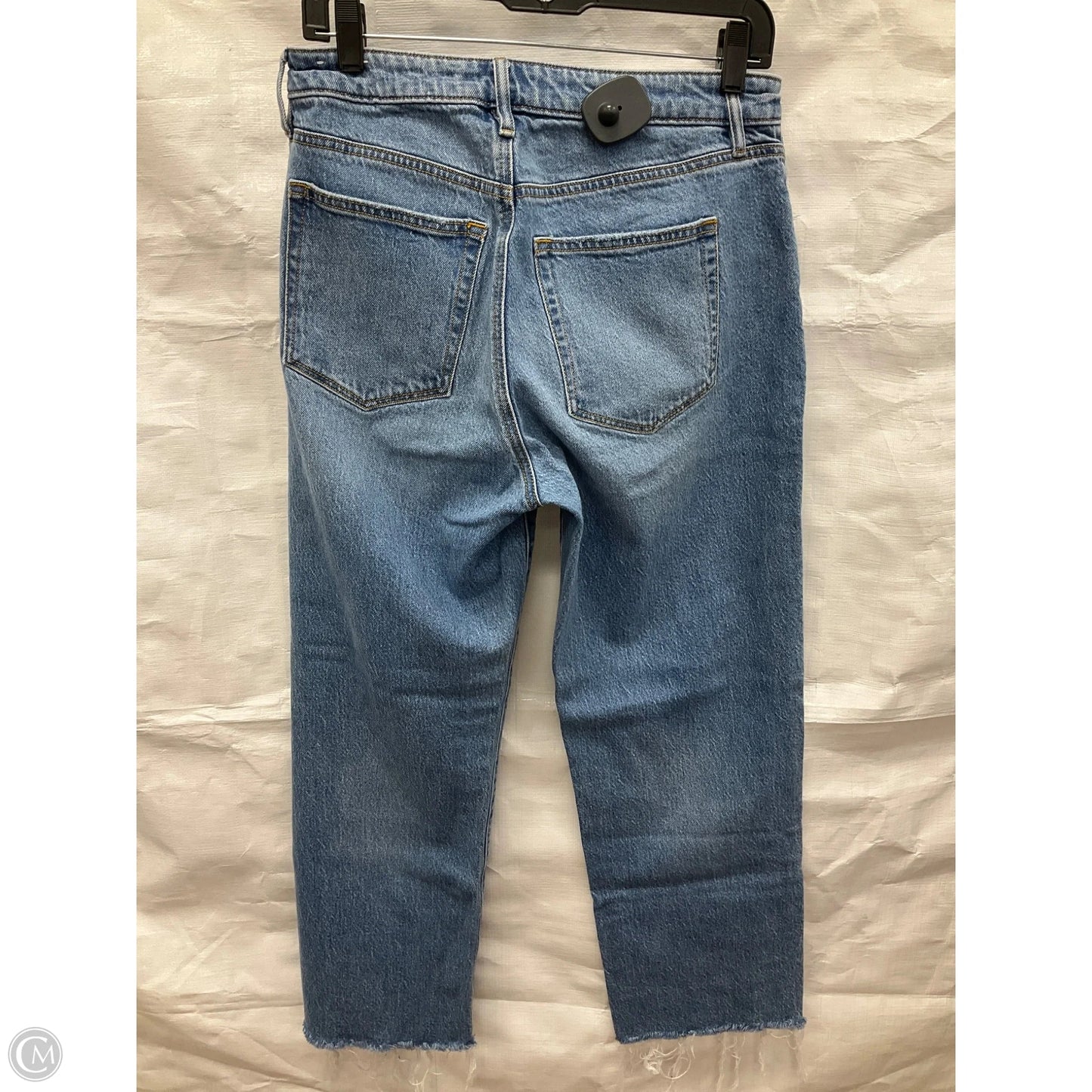 Jeans Straight By Loft In Blue Denim, Size: 6