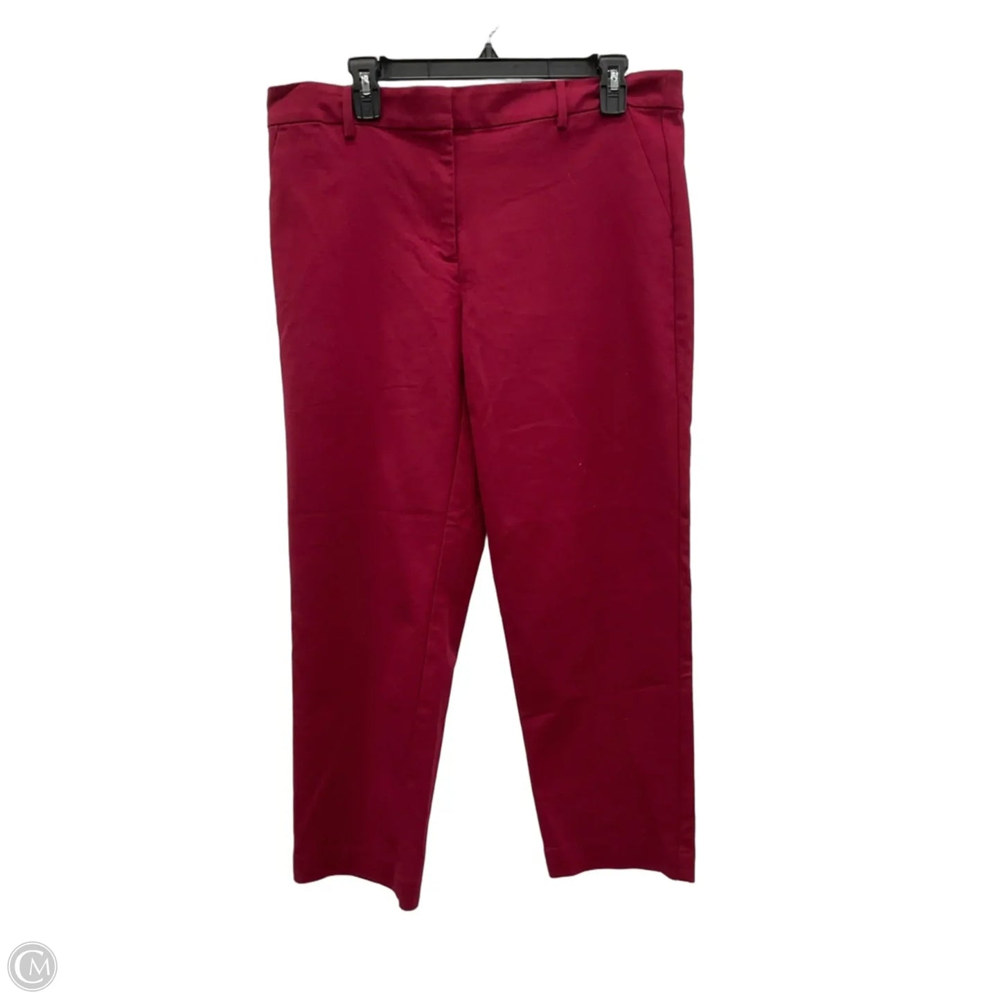 Pants Cropped By Loft In Red, Size: 12p