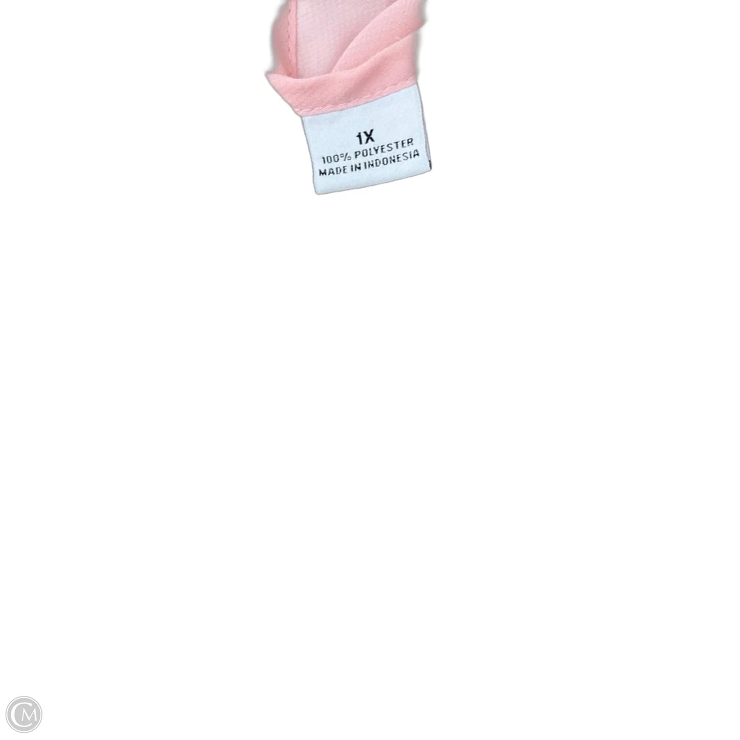 Top Short Sleeve By Liz Claiborne In Pink, Size: 1x