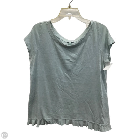 Top Short Sleeve By Susina In Blue, Size: M