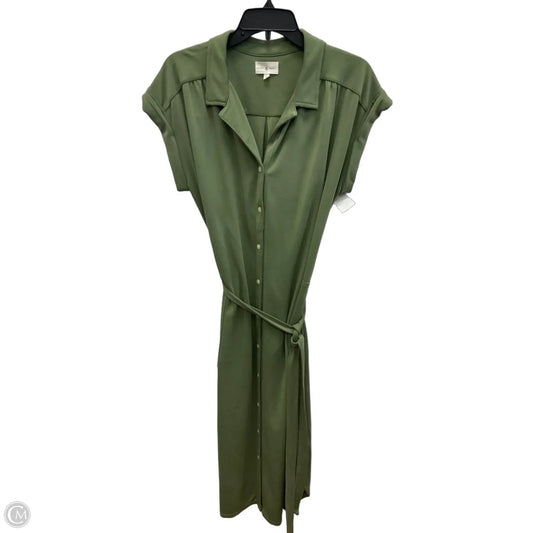 Dress Casual Midi By Lou And Grey In Green, Size: L