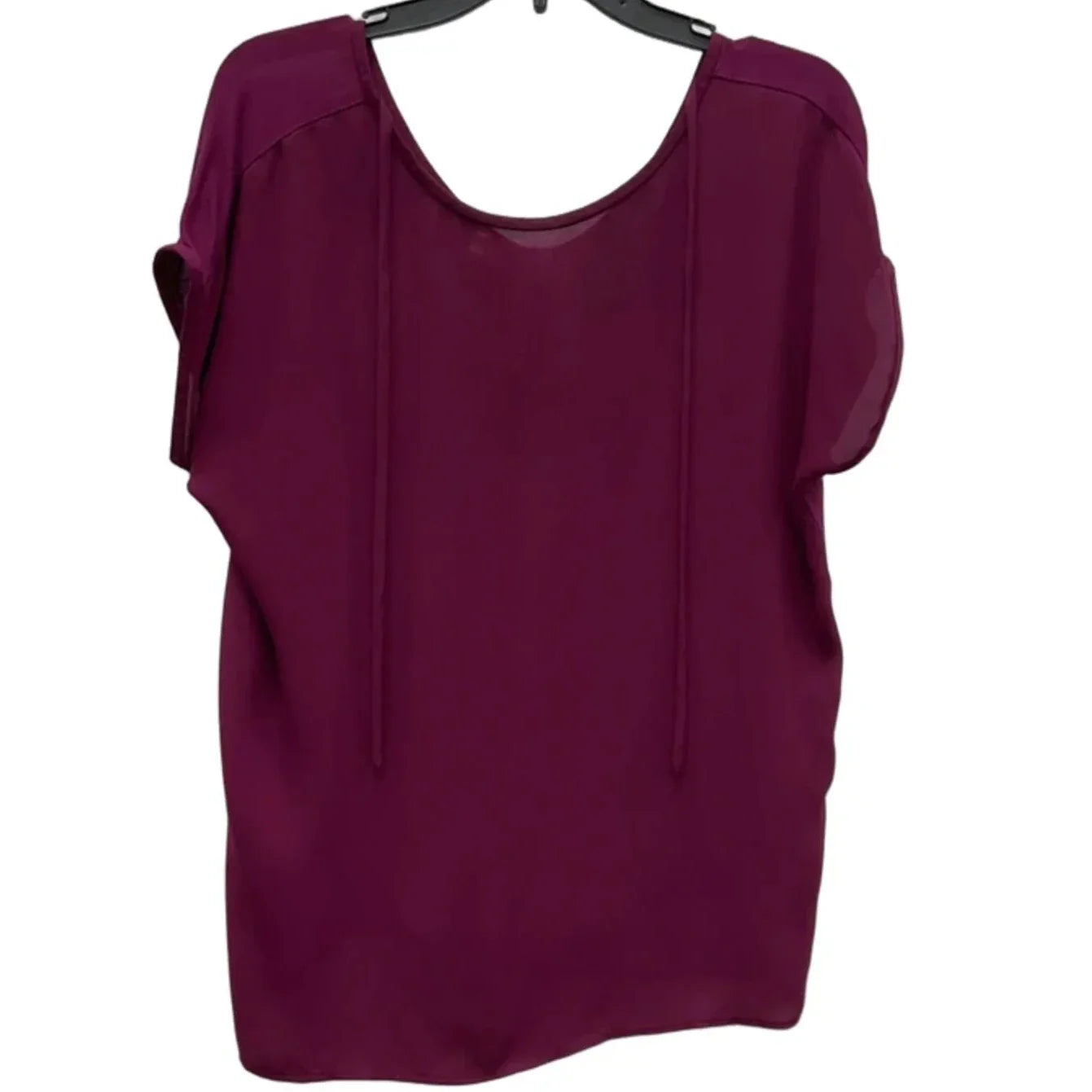 Top Short Sleeve By Loft In Pink, Size: Xl