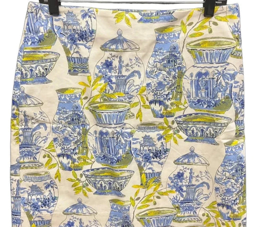 Skirt Mini & Short By Talbots In Blue & Green, Size: 8p