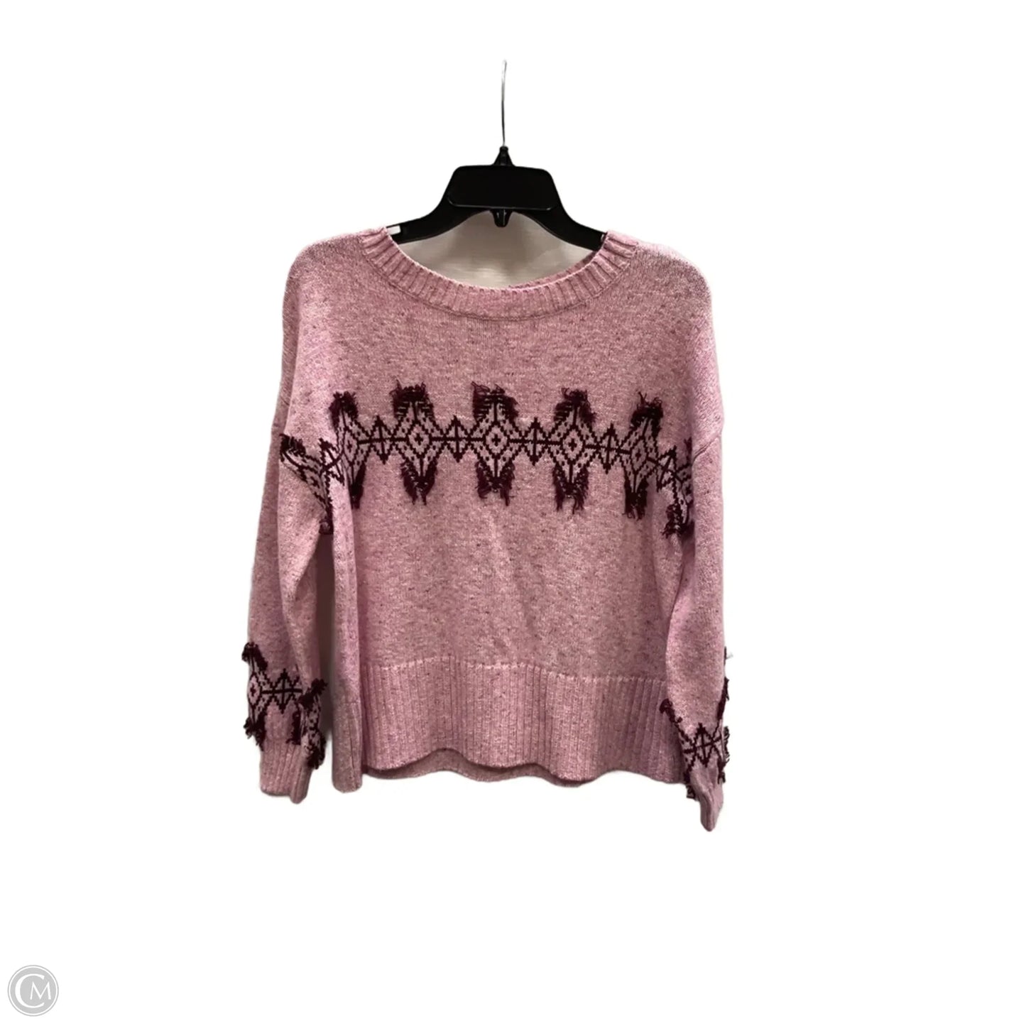 Sweater By Loft In Pink, Size: Lp