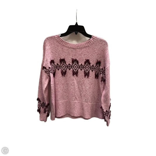 Sweater By Loft In Pink, Size: Lp