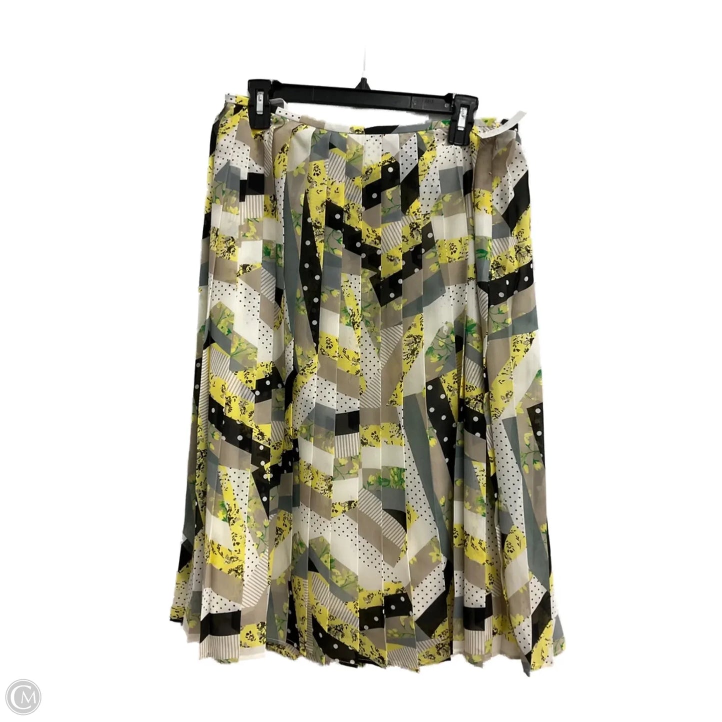 Skirt Midi By Calvin Klein In Yellow, Size: 10p