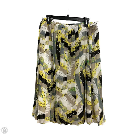 Skirt Midi By Calvin Klein In Yellow, Size: 10p