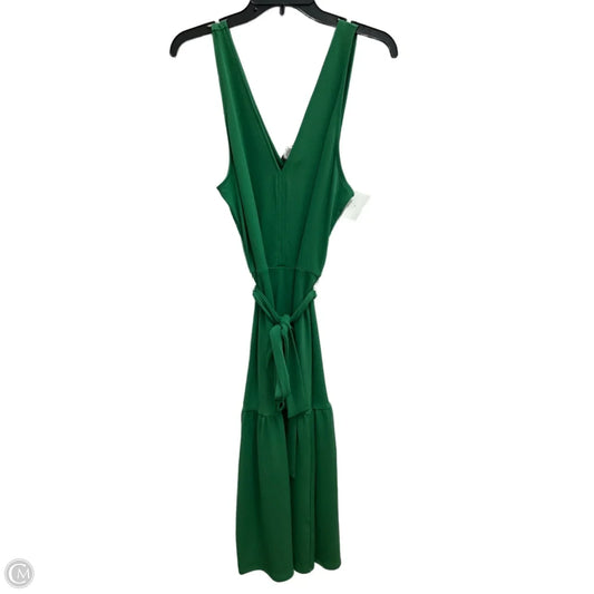 Dress Casual Maxi By Banana Republic In Green, Size: M