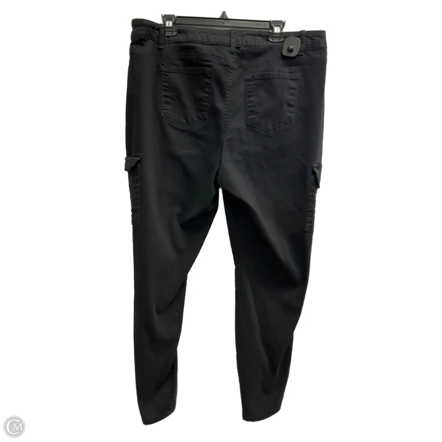 Jeans Straight By Cmc In Black Denim, Size: 18