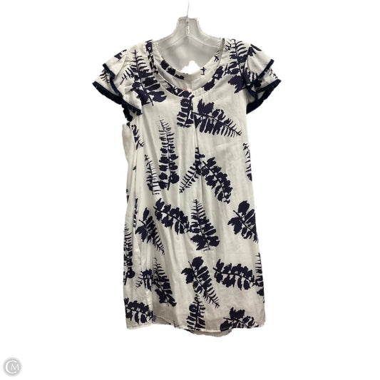 Dress Casual Short By Cmc In Blue & White, Size: M