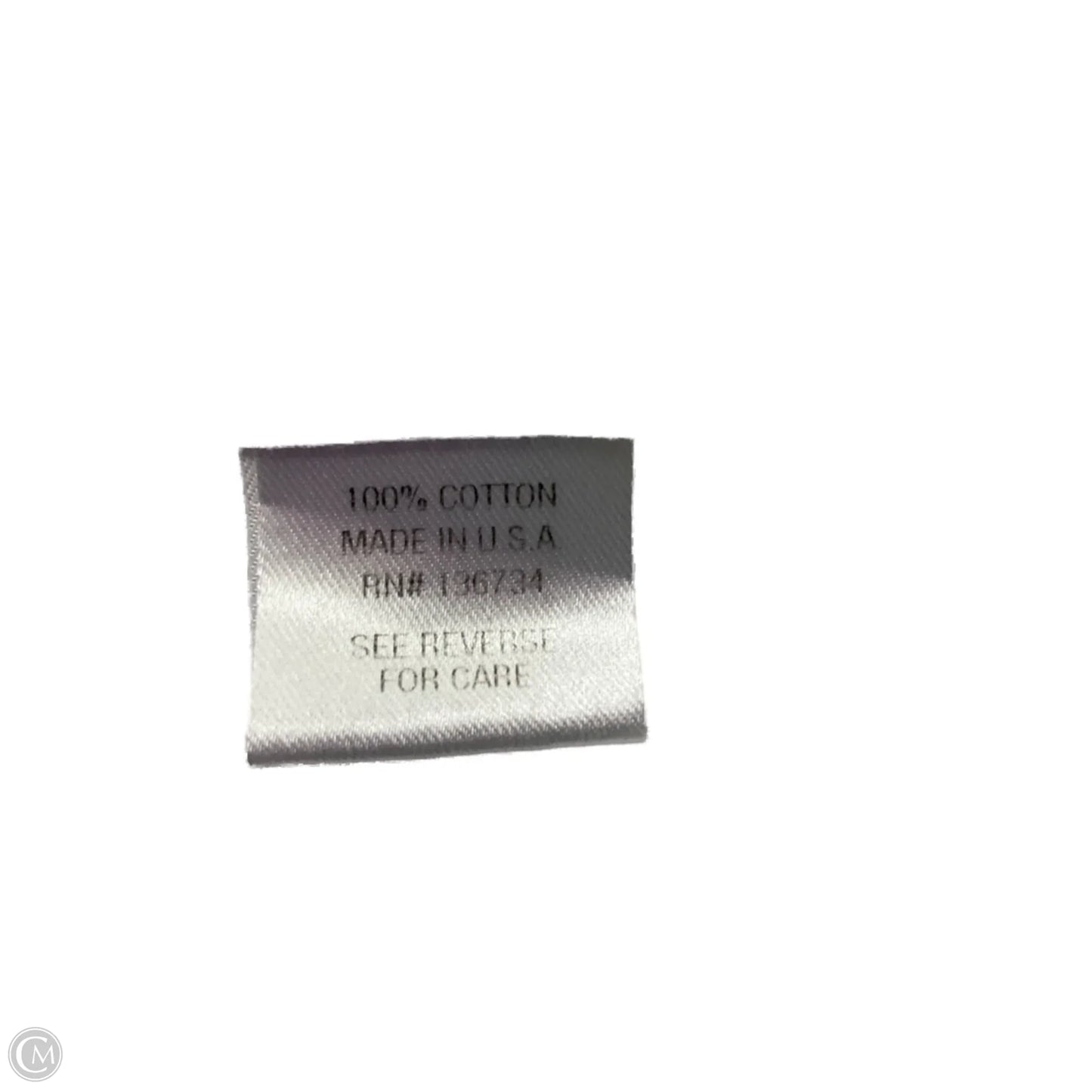 Dress Casual Short By Cmc In Blue & White, Size: M