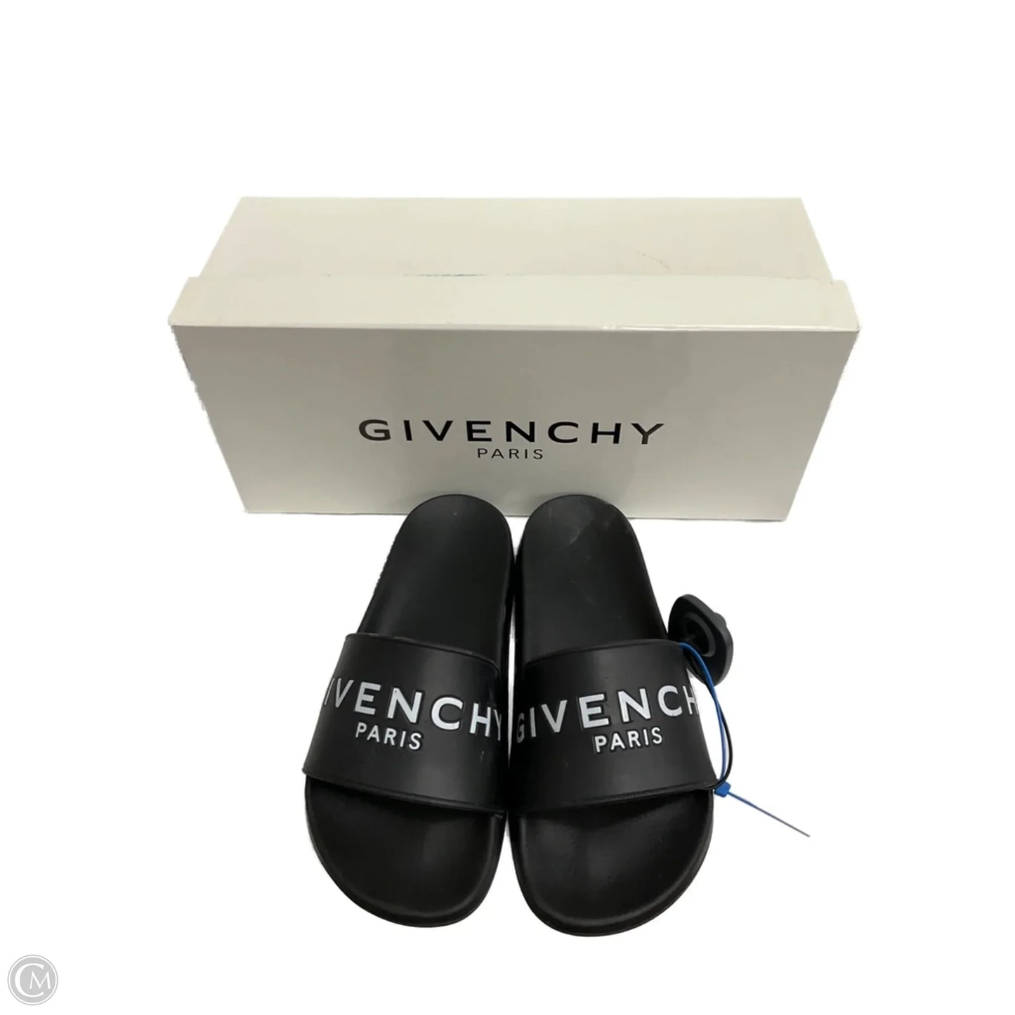 Sandals Luxury Designer By Givenchy In Black, Size: 6.5